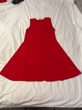 Style & Co. Red Sleeveless Swing Dress - Bold Red